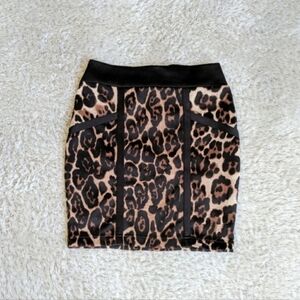 MOVING SALE!!! Charlotte Russe leopard print mini skirt